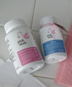 Pink Stork Premium Prenatal Vitamins for Women with Organic Whole-Food Ingredients for Fetal Development and Morning Sickness Support, Probiotics, Folate, B6, & More - 60 Capsules 36 71zx46UrBCL