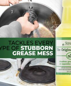 STANLEY HOME PRODUCTS Original Degreaser - Removes Stubborn Grease & Grime - Powerful Multipurpose Cleaning Solution for Home & Commercial Use (4 Pack) 32 Fl Oz (Pack of 4) 10 71zxBuqGKKL