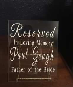 UNIQOOO 10 Pack Clear Acrylic Sign Acrylic Wedding Table Numbers, 8 x 10 inch, DIY Acrylic Sheet for Wedding Table Number Holder, Table Display Stand Signs for Party Events, Office 8x10",10 set 38 71zxuUU72L