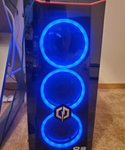 CyberpowerPC Gamer Xtreme VR Gaming PC, Intel Core i5-9400F 2.9GHz, NVIDIA GeForce GTX 1660 6GB, 8GB DDR4, 120GB SSD, 1TB HDD, WiFi Ready & Win 10 Home (GXiVR8060A7, Black) 45 71zy9Fh9rbL 3