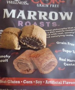 Wellness CORE Healthy Joints Crunchy Dog Treats (Previously Marrow Roasts), Natural Grain-Free Treats, Made with Real Meat, No Artificial Flavors (Beef, 8-Ounce Bag) 46 71zyMtgmNuL