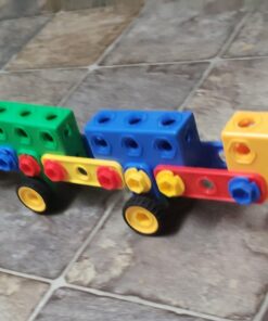 Brickyard Building Blocks STEM Toys - Educational Building Toys for Kids Ages 4-8 with 163 Pieces, Tools, Design Guide and Toy Storage Box, Gift for Boys & Girls 163 Piece 46 71zyN1dkNZL