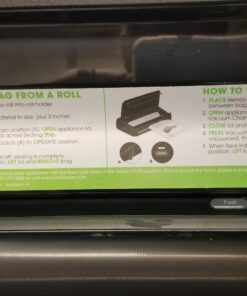 FoodSaver FM2435 Vacuum Sealer Machine with Bonus Handheld Vacuum Sealer and Starter Kit, Safety Certified, Silver 68 71zzWaakOzL