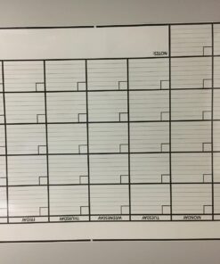 Large Dry Erase Calendar for Wall | Large Wall Calendar Dry Erase Monthly | 1M 17x26, 24x36, 36x48, & 3M 40x17 | Dry Erase Calendar Board for Wall | Whiteboard Calendar | Calendar Whiteboard | White Large (36" * 48") 41 71zzeqZjlWL