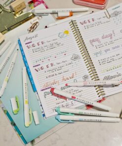 Zebra Pen Mildliner Double Ended Highlighter Set, Broad and Fine Point Tips, Assorted Ink Colors, 15-Pack 32 81 07qtNVCL