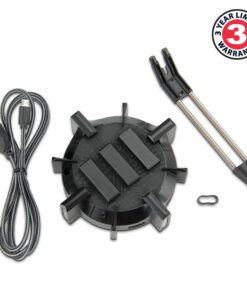 Alternative view of ENHANCE Pro Gaming Mouse Bungee Cable Holder with 4 Port USB Hub - Cord Holder with 7 LED Color Modes with RGB Lighting - Wire & Cord Management Support for Improved Accuracy, Stabilized Design