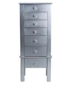 Alternative view of Hives and Honey Crystal Jewelry Armoire, Silver