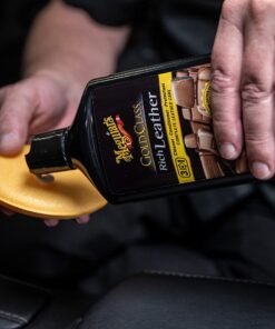 Meguiar's G7214 Gold Class Rich Leather Lotion - Cleans, Conditions & Protects for Complete Leather Care - 14 Oz Bottle 14 Fl Oz (Pack of 1) 13 81 1yBEECZL
