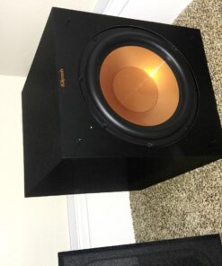 Klipsch R-12SW Powerful Deep Bass Front Firing 12" Copper-Spun Driver 400W Digital Power Subwoofer 14" X 18.5" X 16" 33 81 34E3urVL