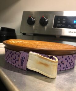 Wilton Bake-Even Cake Strips for Evenly Baked Cakes, 2-Piece Set, Purple, Fabric 2-Pc. 53 81 4CYuU1DL