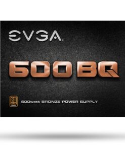 EVGA 110-BQ-0600-K1 600 BQ, 80+ Bronze 600W, Semi Modular, FDB Fan, 3 Year Warranty, Power Supply 34 81 4lor8inL