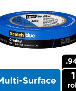 Alternative view of ScotchBlue Original Multi-Surface Painter's Tape, 0.94 Inches x 60 Yards, 1 Roll, Blue, Paint Tape Protects Surfaces and Removes Easily, Multi-Surface Painting Tape for Indoor and Outdoor Use