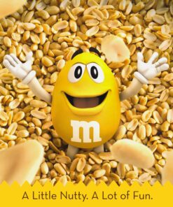 M&M'S Peanut Chocolate Candy Party Size 42 Ounce (Pack of 1) Bag 24 81 5DOGCNyL