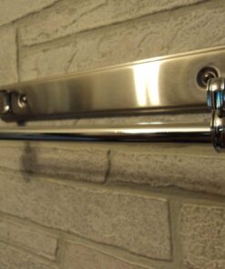 iDesign Steel Versatile Wall Mount Paper Towel Holder The York Lyra Collection, 15.3" x 5.2" x 2", Chrome 15.3" x 5.2" x 2" 31 81 5ukbzecL