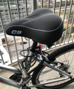 Sunlite Cloud-9 Bicycle Suspension Cruiser Saddle, Cruiser Gel, Tri-color Black 10.5" x 10.5" 37 81 6 kFCQ4L