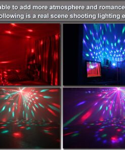 Sound Activated Party Light, Spriak Disco Light Disco Ball - Remote Control, 7 Modes - Best Dj Dance Lamp Strobe Lights for Birthday Xmas Festival Parties, Stage Bar Club Room House Karaoke Wedding plug-in disco light 30 81 61 Mtq6L