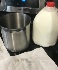 Oggi Stainless Steel Jumbo Utensil Holder - 7" Utensil Caddy, Weighted Base for Stability - Extra Large Utensil Crock and Countertop Utensil Organizer, Stainless Steel Stainless Steel - 7" 40 81 6ABtYA0L