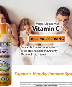 Aurora Nutrascience Mega Liposomal Vitamin C 3000 mg per Serving 16 oz Liquid 7 81 78JMZ9YL