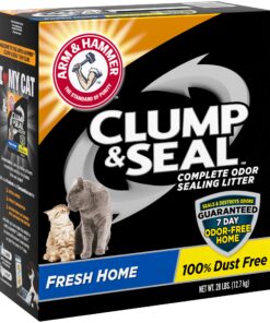 Arm & Hammer Clump & Seal Cat Litter, Fresh Home Scent 28lb 28-lb 30 81 7kIgNTqL