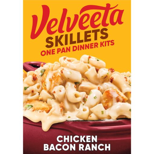 Velveeta Cheesy Skillets Chicken Bacon Ranch Dinner Kit, 11.5 oz Box 1 Count