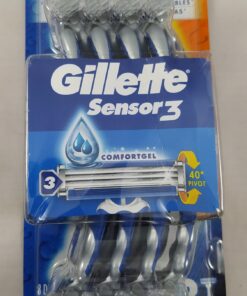 Gillette Sensor3 Comfort Disposable Razors for Men, 8 Count, Lubrastrip Glides Easily Over Your Skin Sensor3 Comfort (8ct) 38 81 A6jVxSlL