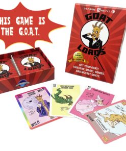 Goat Lords - Most Addicting Card Game for Adults, Teens, Kids (Boy and Girl) Ages 7 and Up. Family Board Games, Fun Game, Card Games for Families or Family Game Night! A Great Gift Idea! Original 15 81 A7VXZG8L