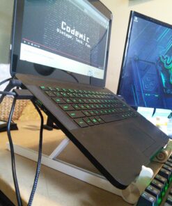 JUBOR Laptop Stand Adjustable Laptop Stand Portable Foldable Ergonomic Desktop Stand Holder Mount for MacBook Notebook Computer PC iPad Tablet 38 81 A8gwuoeL