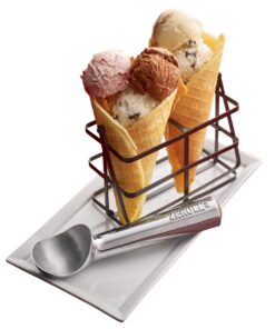 Zeroll, Size 20, in Silver 1020 Original Ice Cream Unique Liquid Filled Heat Conductive Handle Simple One Piece Aluminum Design Easy Release 40 Scoops per, 2-Ounce 26 81 AIeyf3cL