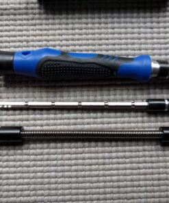 ORIA Precision Screwdriver Kit, 60 in 1 with 56 Bits Screwdriver Set, Magnetic Driver Kit with Flexible Shaft, Extension Rod for Mobile Phone, Smartphone, Game Console, Tablet, PC, Blue 47 81 AU936szL