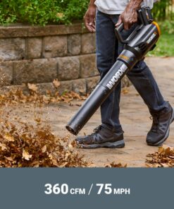 Alternative view of Worx 20V 2-Speed Cordless Leaf Blower with Turbine Fan, Lightweight for Lawn Care - Battery & Charger Included w/ 1 20V 2.0Ah Battery & Charger