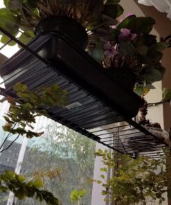 Expandable Scroll Metal 1 shelve,Over The Sink Shelf - Black 33 81 DFQHT 5L 1