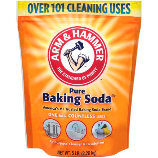 Arm & Hammer Pure Baking Soda, 5 lb 5 Pound (Pack of 1)