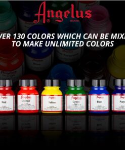 Angelus Brand Acrylic Leather Paint Waterproof 4oz - Flat White 8 81 GfcwkAWL