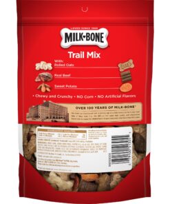 Milk-Bone Trail Mix With Real Beef & Sweet Potato Dog Treats, 9-Ounce (Pack of 3) 9 81 IQAcnP L