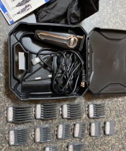 Wahl USA Elite Pro High-Performance Corded Home Haircut & Grooming Kit for Men – Electric Hair Clipper – Model 79602M Black 47 81 JH71PGOL