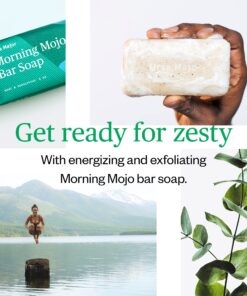 Ursa Major Natural Bar Soap | Morning Mojo Bar Soap | Exfoliating Soap with Peppermint, Eucalyptus and Rosemary | Formulated for Men and Women | 5 ounces 5 Ounce (Pack of 1) 11 81 Kga9r4L
