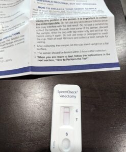 SpermCheck Vasectomy Home Test Kit - Check Sperm Count Post Vasectomy - 2 Pack - Easy to Read, Private - 98% Accuracy - FSA HSA Eligible - FDA Cleared 39 81 L 94ryNL