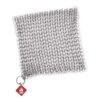 Knapp Made CM Scrubber 6" Small Ring Cast Iron Scrubber - Cast Iron Cleaner for Hard Anodized Cookware, Pre-Seasoned Pans, Dutch Ovens, Iron Pans, Grills and Skillet. Chain Mail Scrubber Cast Iron 6x6 Inch (Pack of 1) 13 81 L7U7WcL