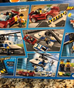 LEGO City Police High-Speed Chase 60138 Building Toy with Cop Car, Police Helicopter, and Getaway Sports Car (294 Pieces) 33 81 Nh0WQXLL