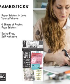 Me & My Big Ideas PPS-37 Pocket Pages Stickers 6 Sheets/Pkg-Love Yourself Original Version 29 81 NwPFvphL