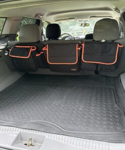 BDK-MT-785 Heavy Duty Cargo Liner Floor Mat-All Weather Trunk Protection, Trimmable to Fit & Durable HD Rubber Protection for Car SUV Sedan Auto - Black 42 81 P63JD1IL 2