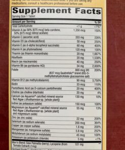 Nature's Way Alive! Men’s 50+ Daily Ultra Multivitamin, High Potency Formula, Supports Healthy Brain, Eyes & Heart*, Gluten-Free, 60 Tablets (Packaging May Vary) 28 81 Pn6RoEhL 1