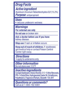 Suave Deodorant Antiperspirant Deodorant Stick 48-hour Odor and Wetness Protection Sweet Pea Violet Deodorant for Women, 2.6 Ounce (Pack of 2) 30 81 PyK8D1OS