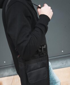 Meinl Percussion Drum Stick Bag with Extra Outside Pocket and Floor Tom Hooks – for Mallets, Brushes and Accessories, Black, Standard (MSB-1) Regular 34 81 Q0UAbdGL