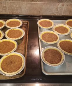 MontoPack Disposable 5 Inch Round Aluminum Foil Pie/Tart Pan, 50 Pack, Oven Safe, Stack & Store, Freeze & Reheat 5 Inch Pie/Tart Pans (50 Pack) 30 81 QoJi4dPL