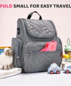 Gimars Portable Travel Potty Seat for Toddlers, Large Folding Travel Potty Seat For Kids Fits All Shape Toilet, Foldable Toilet Seat for Boys & Girls With 6 Non-Slip Silicone Pad, Free Carry Bag, Pink 29 81 R3TGX0FL 1