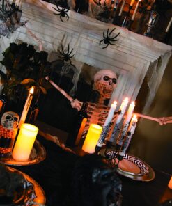 Fun Express Small Skulls for Halloween - Set of 3 - Use for Shrunken Heads and Scary Home Decor 22 81 R570TD L