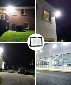 SOLLA 150W LED Flood Light, IP66 Waterproof, 12000lm, 800W Equivalent, Super Bright Outdoor Security Lights, 6000K Daylight White, Outdoor Floodlight for Garage, Garden, Lawn and Yard 21 81 RzbnTjUL
