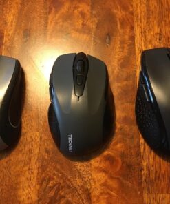 TECKNET Bluetooth Mouse, Wireless Mouse with 6 Buttons, 5 Adjustable DPI Levels, 24 Month Battery Life, Ergonomic Computer Mouse for Laptop, Computer, Mac, PC, Windows, Chromebook, Notebook Grey 82 81 Sr9XY8KL