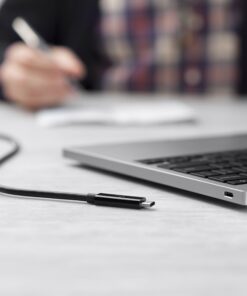 Belkin USB C Cable - Thunderbolt 3, 6.5 Feet/2 Meters, USB C to USB C Cable Type, Fast Charging Up To 100 Watts, Fast Transfer up to 40 Gbps, Supports 5K Ultra HD Displays - Black 6.5 FT 17 81 TcaTS0YL